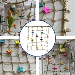 DOWNYPAWS - Corde d'escalade pour oiseaux