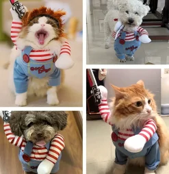 DOWNYPAWS - Costume de poupée amusante pour petit chien