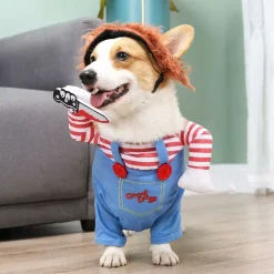 DOWNYPAWS - Costume de poupée amusante pour petit chien