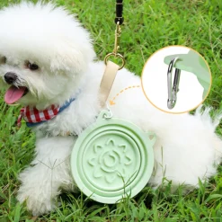 DOWNYPAWS - 2en1 bol anti - glouton pour chien - 650ml - bol de voyage à alimentation lente pour une alimentation saine - pliable