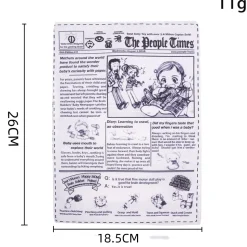 DOWNYPAWS - Ensemble de 4 jouets pour chien jqk + journal