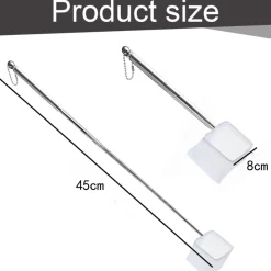 DOWNYPAWS - Filet pêche mini maille fine - manche télescopique