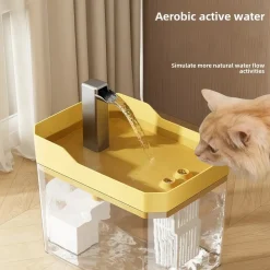 DOWNYPAWS - Fontaine à eau automatique pour chat bol d'alimentation fournitures animaux