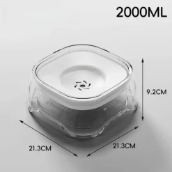 DOWNYPAWS - Gamelle à eau - anti - éclaboussures 2l facile à nettoyer