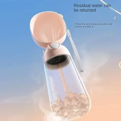 DOWNYPAWS - Gobelet distributeur d'eau multifonctionnel et portable pour animaux de compagnie