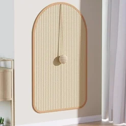 DOWNYPAWS - Griffoir pour chat-tapis à griffespour chat avec balle-55*30cm