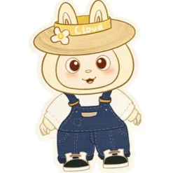 DOWNYPAWS - Griffoir pour chat-tapis griffoir adhésif pour chat-forme de labubu50*80cm