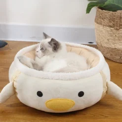 DOWNYPAWS - Hamac pour chat en forme de poulet-peut être posé à plat ou suspendu