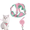 DOWNYPAWS - Harnais avec laisse pour chat m