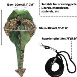 DOWNYPAWS - Harnais et laisse - costume de dinosaure, anti - fuite, halloween s