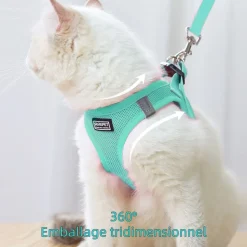 DOWNYPAWS - Harnais pour chats et chiens xs