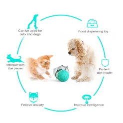 DOWNYPAWS - Jouet interactif nourriture - distributeur automatique