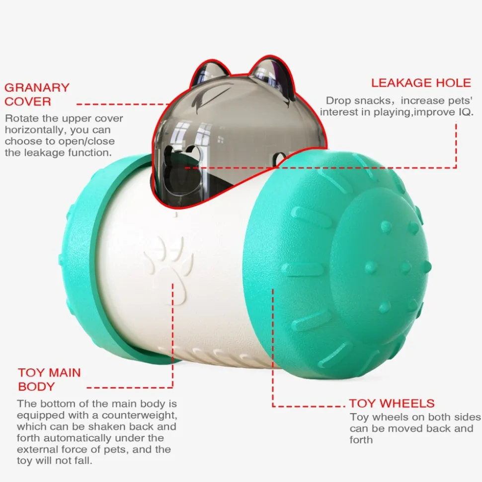 DOWNYPAWS - Jouet interactif nourriture - distributeur automatique