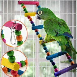 DOWNYPAWS - Jouet oiseau balançoire lot de 6 pièces