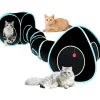 DOWNYPAWS - Jouet tunnel tente pour chatpliable