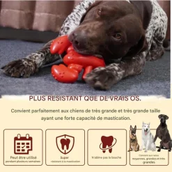 DOWNYPAWS - Jouets à mâcher pour chiens en forme de homard -13.2*5.7*17cm