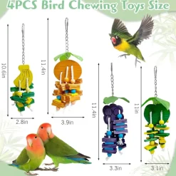 DOWNYPAWS - Jouets à ronger - lot de 4 puzzle d'entraînement