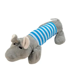 DOWNYPAWS - Jouets pour chiens en forme de crocodile, d'âne, de mouton, de renard, de lapin, d'éléphant, de cochon