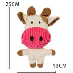 DOWNYPAWS - Jouets pour chiens en forme de crocodile, d'âne, de mouton, de renard, de lapin, d'éléphant, de cochon