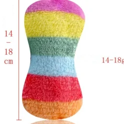 DOWNYPAWS - Jouets pour chiens rainbow bone shapers jouets sonores