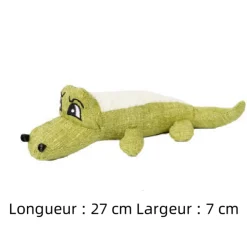 DOWNYPAWS - Jouets pour chiens en forme de crocodile, d'âne, de mouton, de renard, de lapin, d'éléphant, de cochon