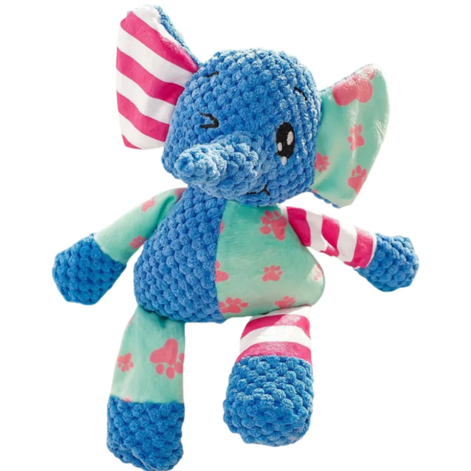 DOWNYPAWS - Jouets pour chiens en forme de crocodile, d'âne, de mouton, de renard, de lapin, d'éléphant, de cochon