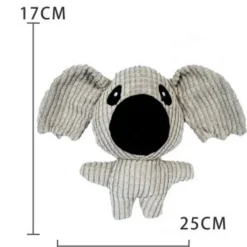DOWNYPAWS - Jouets pour chiens en forme de crocodile, d'âne, de mouton, de renard, de lapin, d'éléphant, de cochon