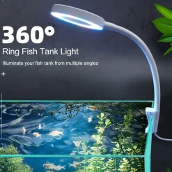 DOWNYPAWS - Lampe led usb 8w à clip pour aquarium