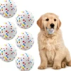 DOWNYPAWS - Lot de 6 balles jouets pour chien 6.3cm-jouets interactifs à haute élasticité