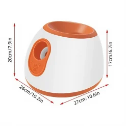 DOWNYPAWS - Machine à lancer de balles pour chiens: jouet interactif pour animaux de compagnie