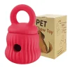 DOWNYPAWS - Mangeur lent de chien en silicone médical certifié fda rouge clair