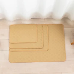 DOWNYPAWS - Nappe anti-urine pour animaux de compagnie réutilisable 35*50cm beige
