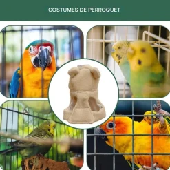 DOWNYPAWS - Pantalon de pigeon - tissu en forme d'ours