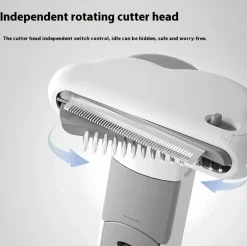 DOWNYPAWS - Peigne multifonctionnel trois - en - un pour chat : élimine les poils morts fourniture essentielle de toilettage