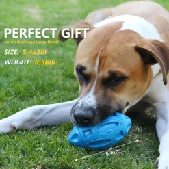 DOWNYPAWS - Pour Les Chiens De Taille Moyenne Et Grande Qui Aiment Mâcher : Petite Balle à Mâcher Pour Chien Avec Couinement