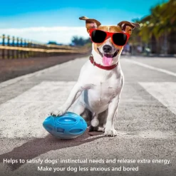 DOWNYPAWS - Pour Les Chiens De Taille Moyenne Et Grande Qui Aiment Mâcher : Petite Balle à Mâcher Pour Chien Avec Couinement