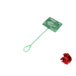 DOWNYPAWS - Épuisette aquarium à long manche maille fine