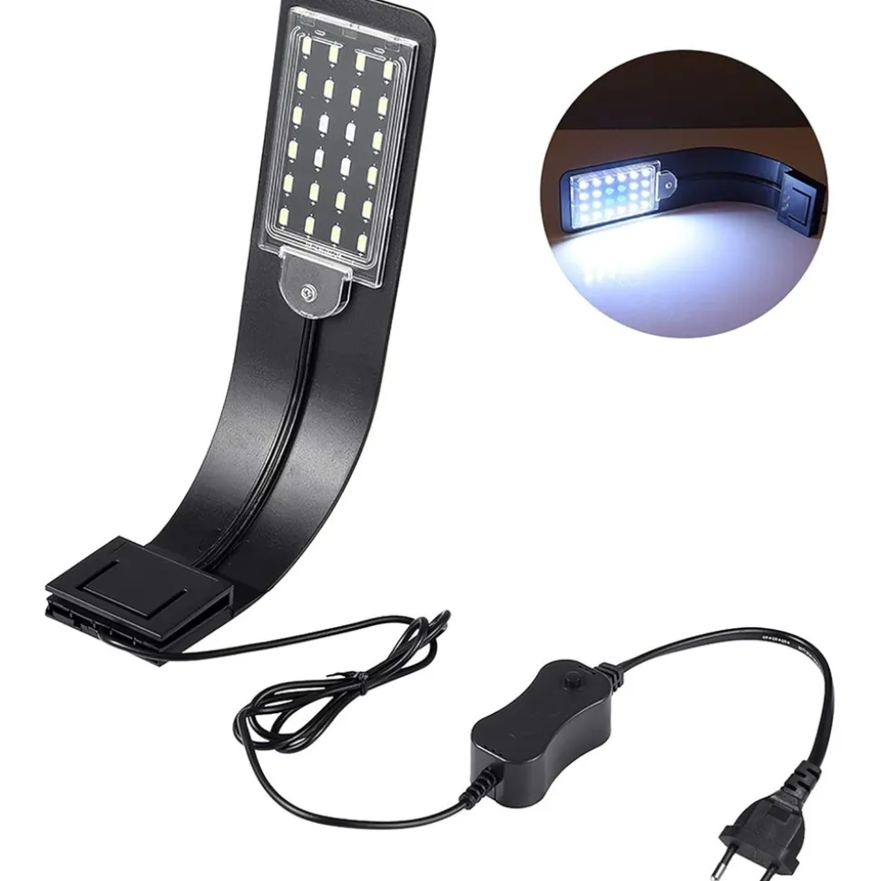 DOWNYPAWS - Rampe led 10w blanc/bleu pour aquarium 30-60cm