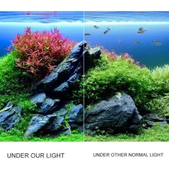 DOWNYPAWS - Rampe led 10w blanc/bleu pour aquarium 30-60cm