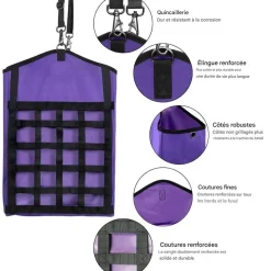 DOWNYPAWS - Sacs à foin - alimentation lente, qualité supérieure, oxford, avec filets à foin avant