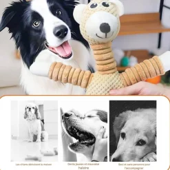 DOWNYPAWS - Squeaky jouets en peluche