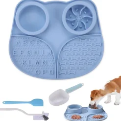 DOWNYPAWS - Tapis à lécher en silicone pour chiens et chats