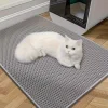 DOWNYPAWS - Tapis anti-éclaboussures et anti-taches pour litière pour chat 45*60cm