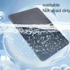 DOWNYPAWS - Tapis anti-éclaboussures et anti-taches pour litière pour chat 45*60cm