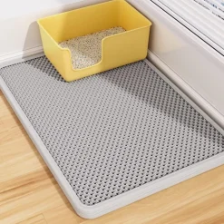 DOWNYPAWS - Tapis anti-éclaboussures et anti-taches pour litière pour chat 30*45cm