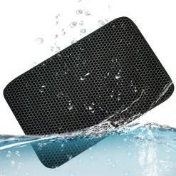 DOWNYPAWS - Tapis de litière pour chat noir 45*60cm