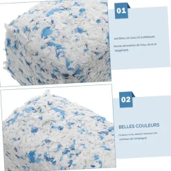 DOWNYPAWS - Tapis d'entraînement - anti - odeurs 450g rouge et blanc