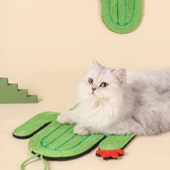 DOWNYPAWS - Tapis griffoir chat sisal cactus 44*30cm