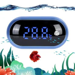 DOWNYPAWS - Thermomètre aquarium led tactile - grand écran