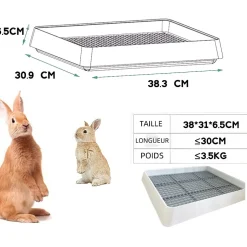 DOWNYPAWS - Toilette pour petits animaux